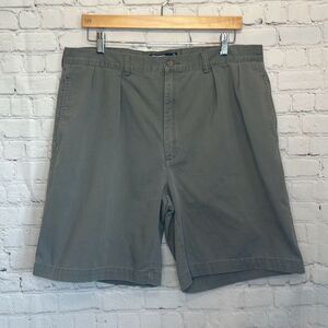 Polo Ralph Lauren Mens Dark Khaki Chino Tyler Shorts Pleated Front 38